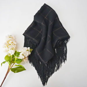 Black With Rose Gold  Church Scarf Product Image