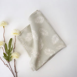 Light Green Girls Frayed Church Scarf Product Image