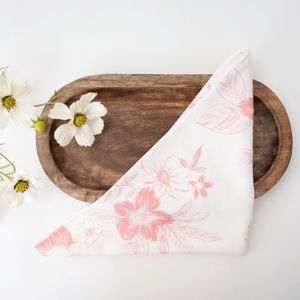 Terracotta Floral Triangle Scarf Product Image