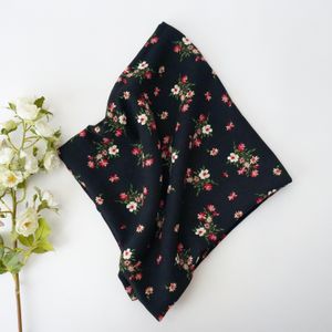 Black Dainty Floral Print Church Scarf Product Image