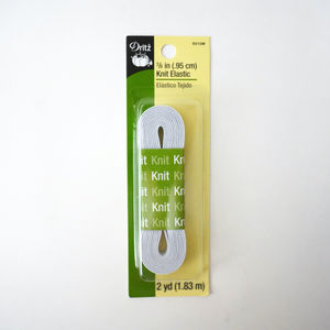 3/8 Inch White Knit Elastic Product Image