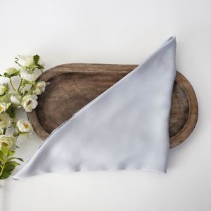 Pearl Blue Silky Triangle Scarf Product Image