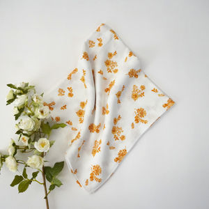 Brushed Copper Floral Church Scarf Product Image