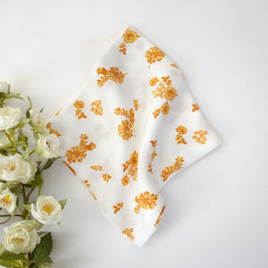 Brushed Copper Floral Girls Church Scarf Product Image