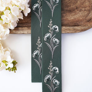 Olive Night Embroidery #389 With Soft Gold Product Image