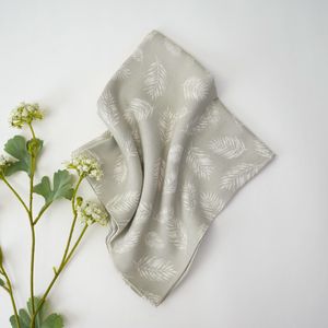 Light Green Floral Church Scarf Product Image