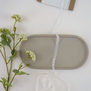 White Narrow Lace Trim Product Image