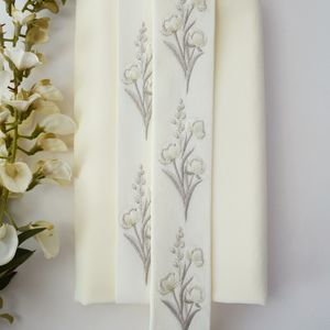 Papyrus Embroidery Design 389 With Pewter Product Image