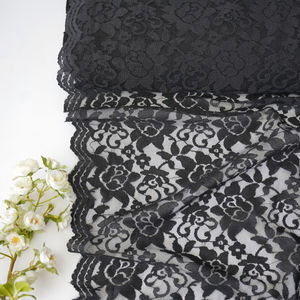 Black Lace Fabric Product Image