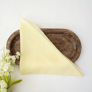 Light Yellow ShimmeryTriangle Scarf Product Image