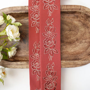 Red Brown Design 387 With Silver Product Image