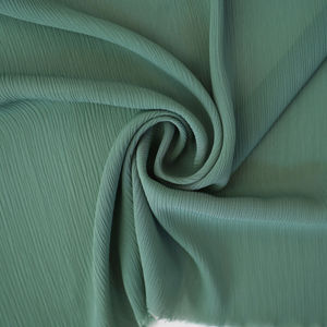 Forest Sage Solid Crinkle Fabric Product Image