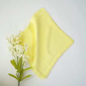 Sunshine Yellow Silk Polyester Scarf Product Image