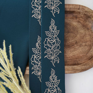 Rainforest Embroidery Design 386 With Soft Gold Product Image