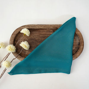 Tile Blue Shimmery Triangle Scarf Product Image