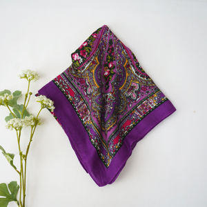 Sparkling Grape Floral Design Church Scarf Product Image