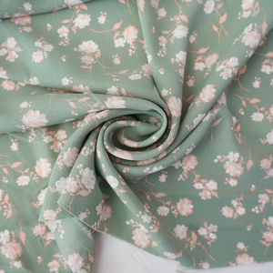 Vintage Olive Georgette Print Product Image