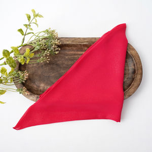 Lipstick Red Shimmery Triangle Scarf Product Image