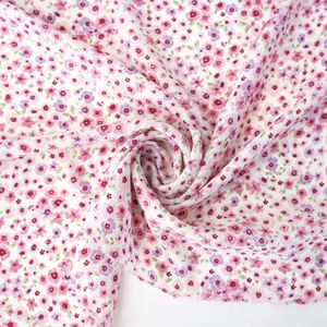 Shades Of Red, Pink And Lavender Floral Georgette Print Product Image