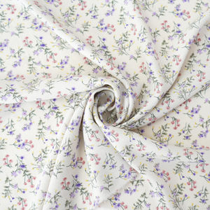 Orchid Bloom Floral Linen Look Print Product Image