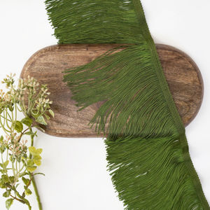 Green Fringe Trim Product Image