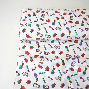 Flannel Children's Printed Nursery Toys Fabric Product Image