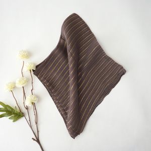 Vintage Brown Gold And Iridescent Lurex Amelia Scarf Product Image