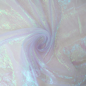 Lavender Iridescent Organza Fabric Product Image