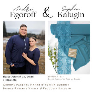 1st Day Alabaster Teal Collection Product Image