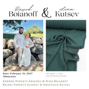 1st Day  Hunter Green Collection Product Image