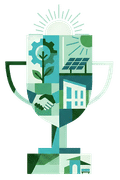 Facilitron Stewardship Awards trophy