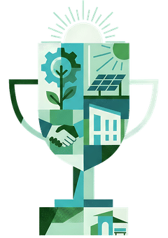 Facilitron Stewardship Awards trophy