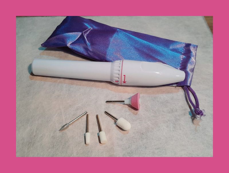 Set Manicura Limador uñas eléctrico 5 cabezales