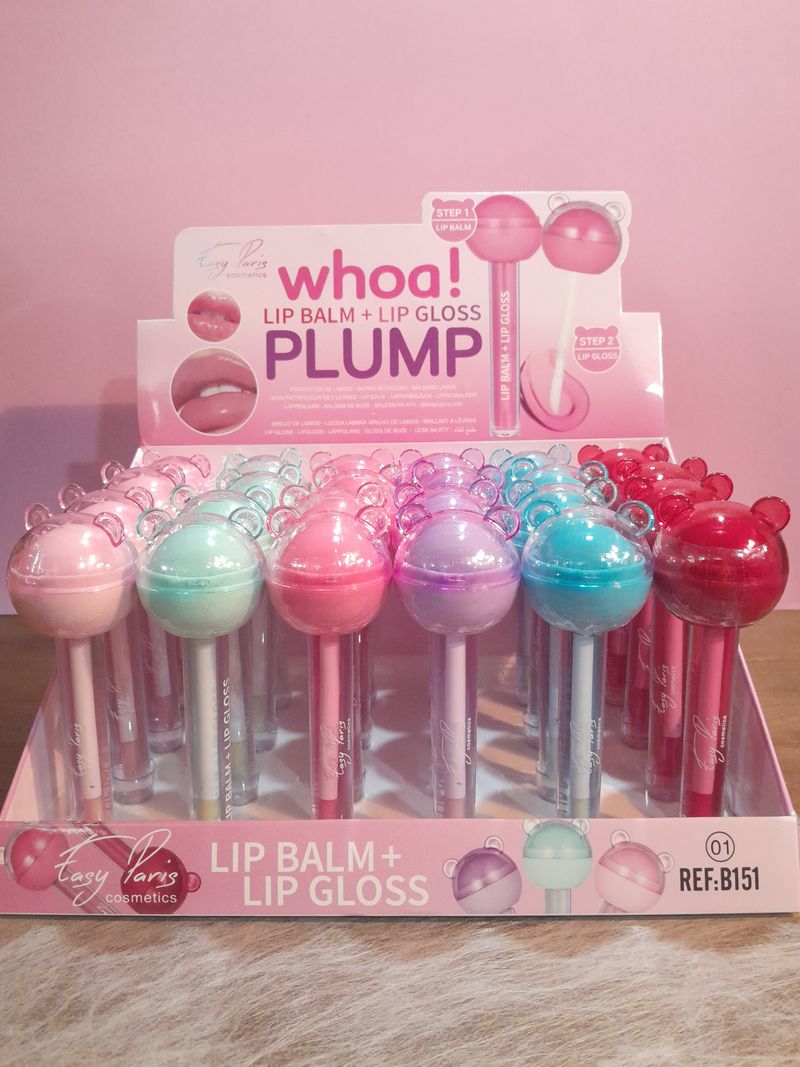 Bálsamo Labial + Lip Gloss 2 en 1. Easy París