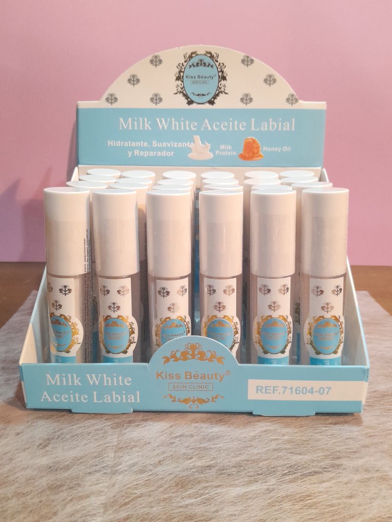 Aceite Labial Milk White. Insp. Bianco Latte. Leticia Well
