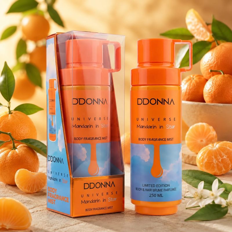 Bruma Perfumada árabe Universe Mandarin In Star 250ml. D'Donna