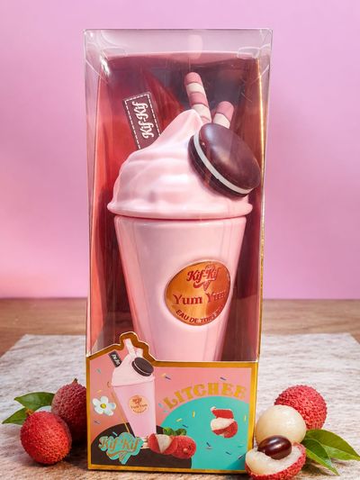 Fragancia árabe Yum Yum Litchee 200ml EDT. Kif Kif