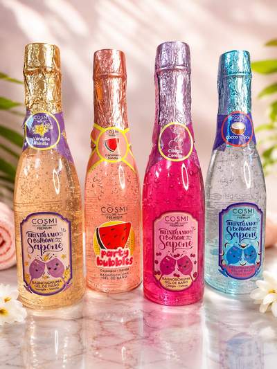 Gel de baño burbujas Champán 250ml. Cosmi