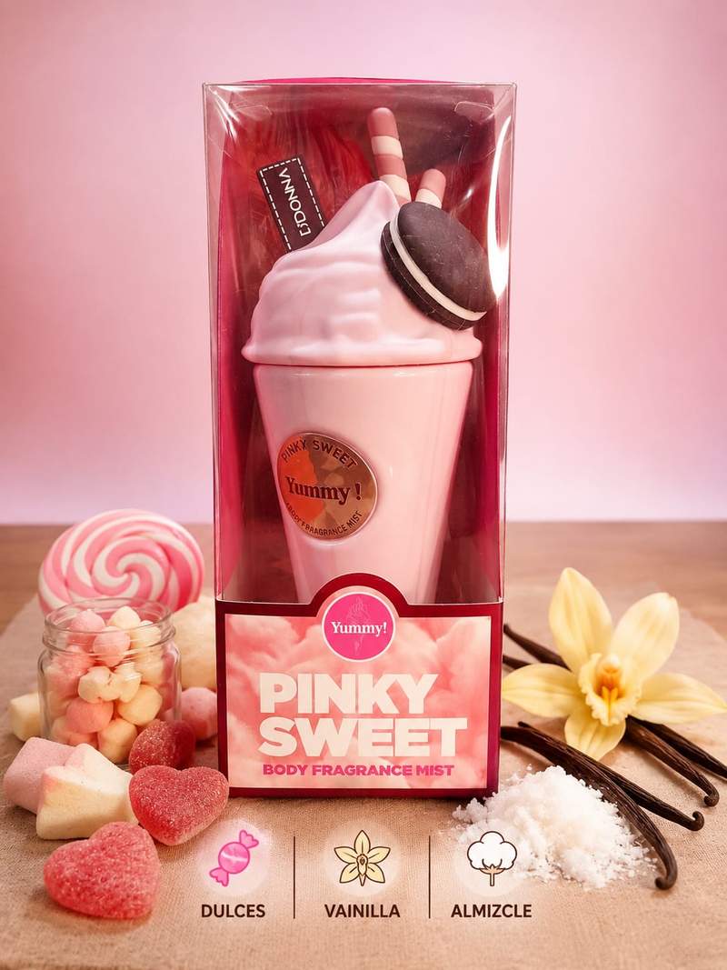 Bruma Corporal Yummy Pinky Sweet 200ml. D'Donna