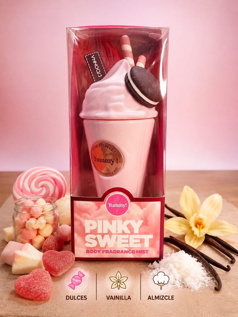 Bruma Corporal Yummy Pinky Sweet 200ml. D'Donna