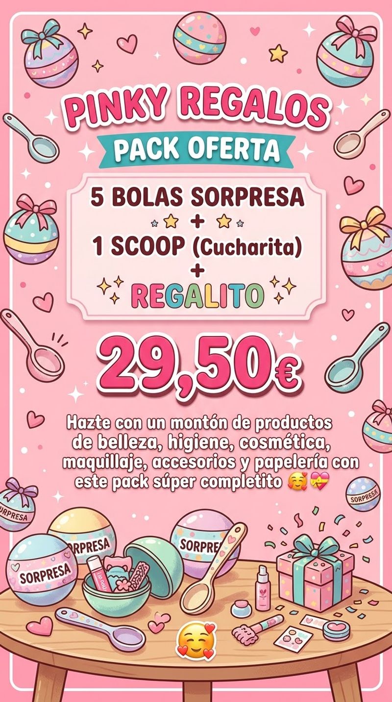 Pack Bolas sorpresa + Scoop
