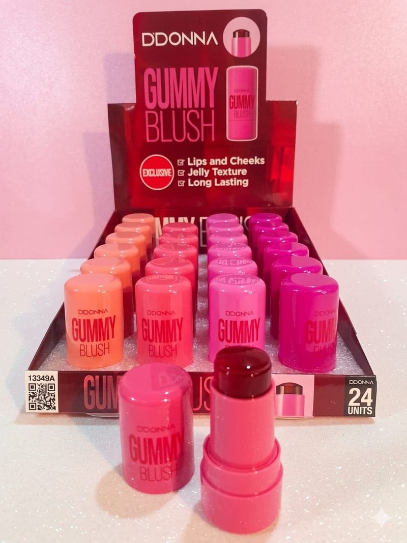 D'Donna Gummy Blush: Colorete y Labial Efecto Gelatina