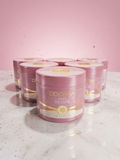 Crema Facial Pinky Elixir Hidratante, esencia árabe D'Donna.