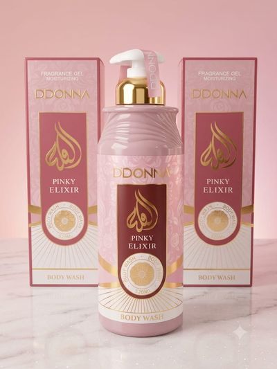 Gel de Baño Pinky Elixir, esencia árabe D'Donna.