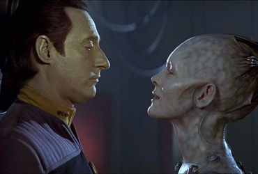 The Strange Romance of Lt. Commander Data and the Borg Queen in Star Trek: First Contact