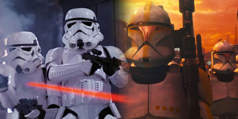 The Surprising Similarity Between Stormtrooper and Clone Weapons in Star Wars