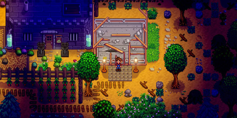 Stardew Valley Player Creates Impressive JojaMart-Themed Farm