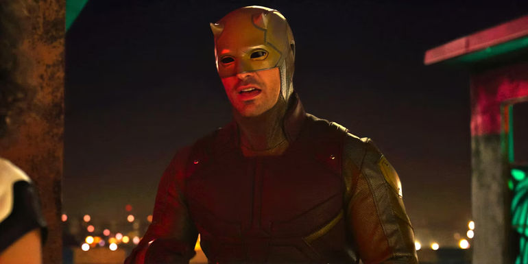 Daredevil in his red and gold costume in She-Hulk