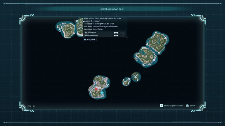 Palworld_Ice Wind Island_Map