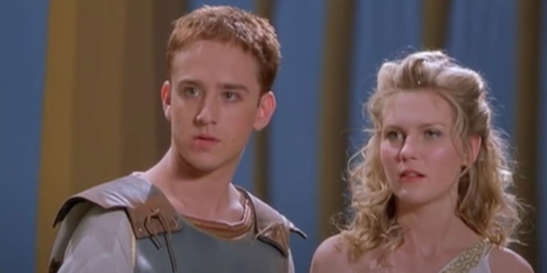 Berke and Kelly on stage in Get Over It